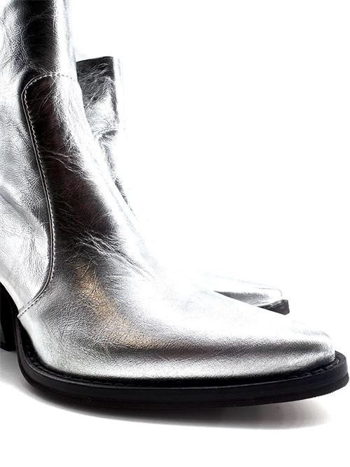 Texano donna laminato argento IL LACCIO | GAIA/LIVIA04LAMINATOARGENTO